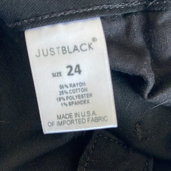 Just Black front straight leg Jean - Picture 5 of 7